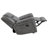 Artrice Upholstered Padded Arm Glider Recliner Grey-1781258674