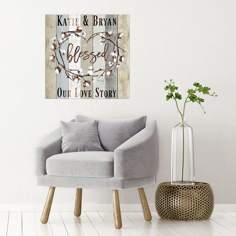 Décalcomanie murale personnalisée béni, H 30 po x l 30 po, Oui