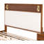 Mid-Century Modern Queen Size Bed W Storage Drawers Walnut Solid Wood Upholstered Hb Reading Light Bedroom Furniture-1917230398