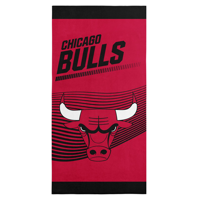 Serviette de plage 30 po x 60 po NBA Chicago Bulls
