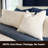 Luxury Boucle Pillow Cover, 18 Inch Square Decorative Pillow Covers for Sofa Bed, Modern White Throw Pillowcases-101750617-101750615