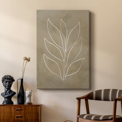 Leaf Line Art I - Gallery Cavas