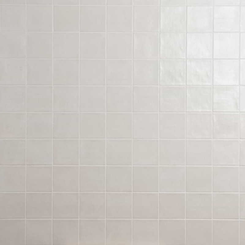 Paula Purroy Talia 5x5 Matte Ceramic Tile, White