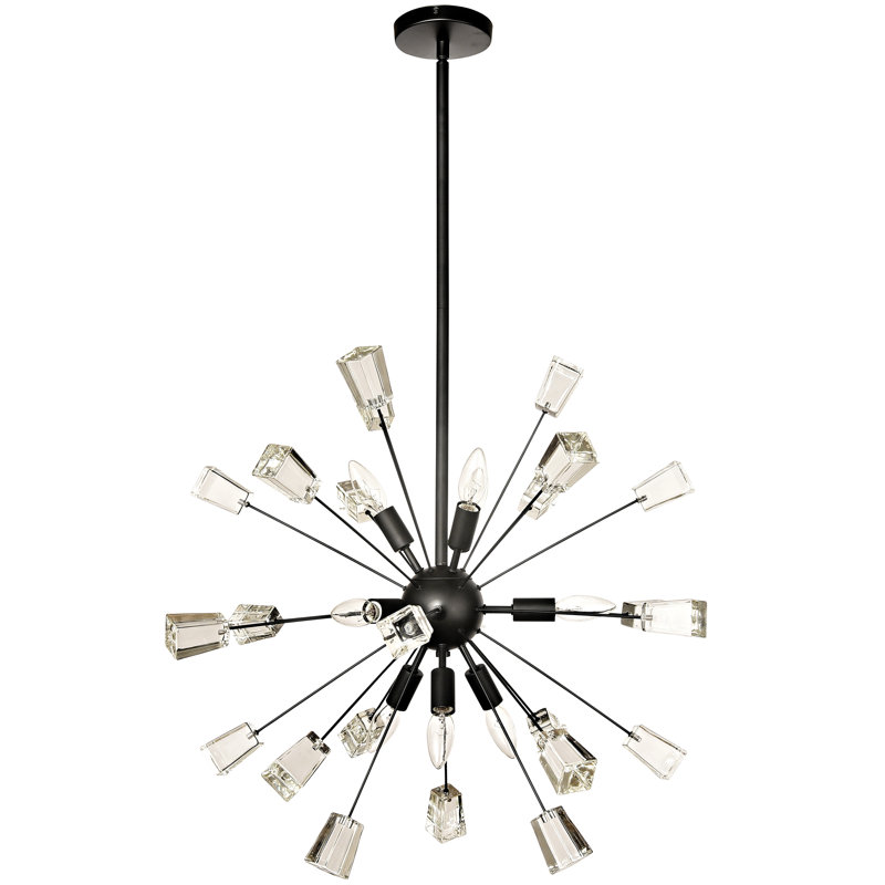 Lustre Caloundra, Noir mat