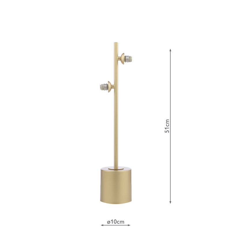 Metal Table Lamp Lamp, Brass