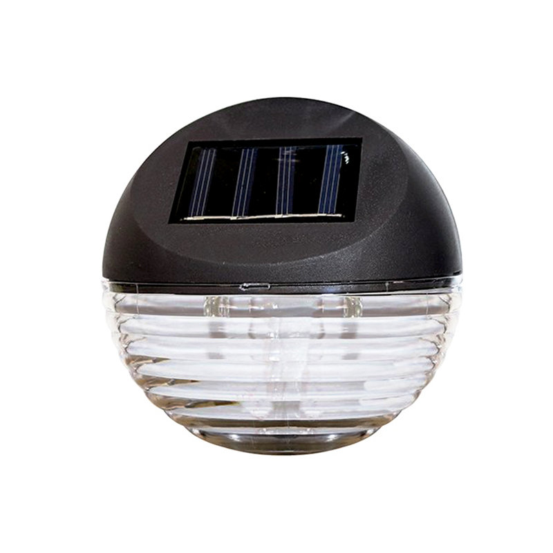 Brown Plastic Solar Powered LED Deck Light Pack, Set of 12