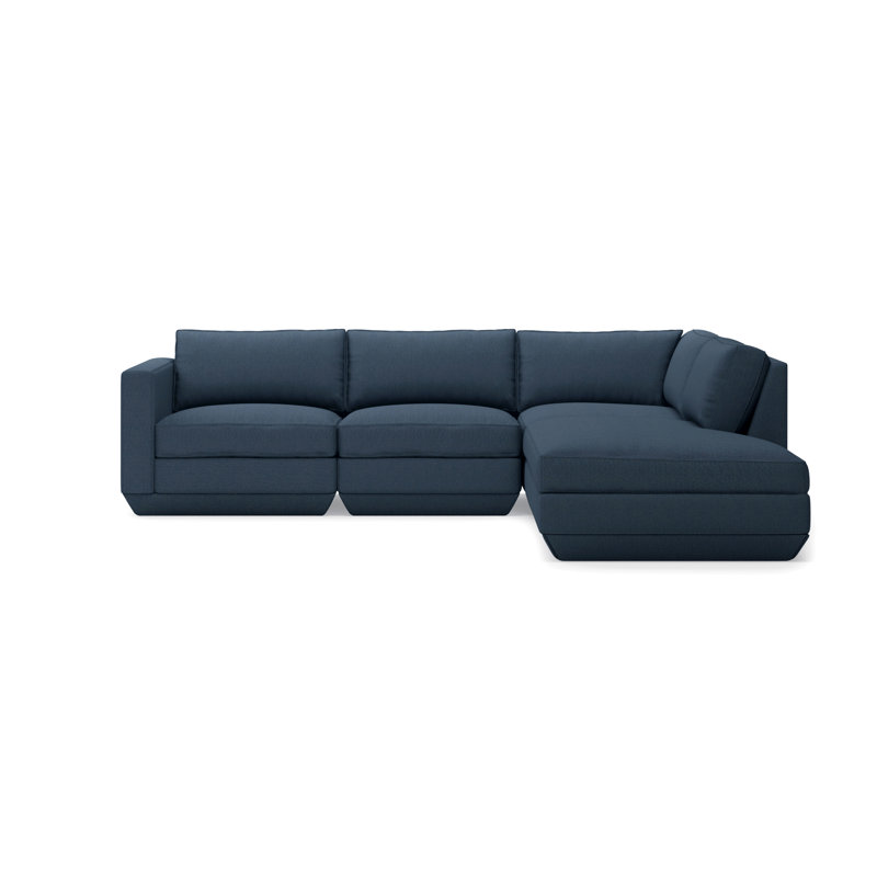 Podium Modular Sectional, Navy