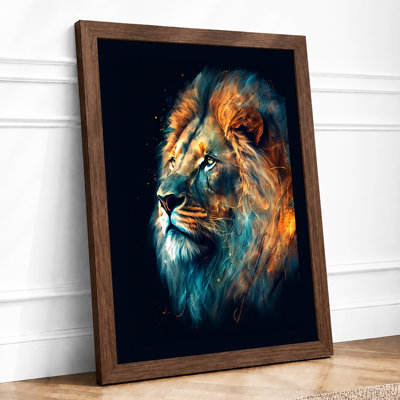 Regal Lion Modern - Print