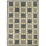 Modern One-of-a-Kind Rectangle 4'10" X 7'1" Hand Knotted Area Rug