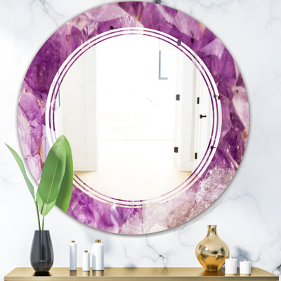 Miroir mural Amethyst