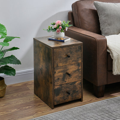 Gaye 30cm Wide 3 -Drawer File Cabinet