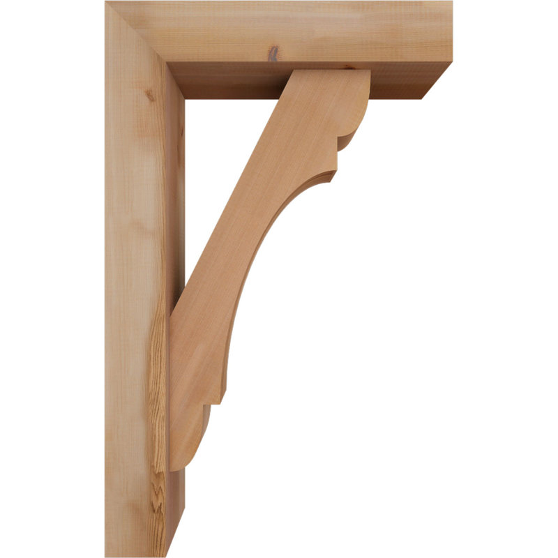 Support de bloc olympique avec entretoise décalée, 32 x 20, Cèdre rouge occidental de l 5 1/2 po (lisse)