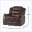Fauteuil inclinable oscillant de conception classique avec tissu moelleux pour les sièges de loisirs à la maison