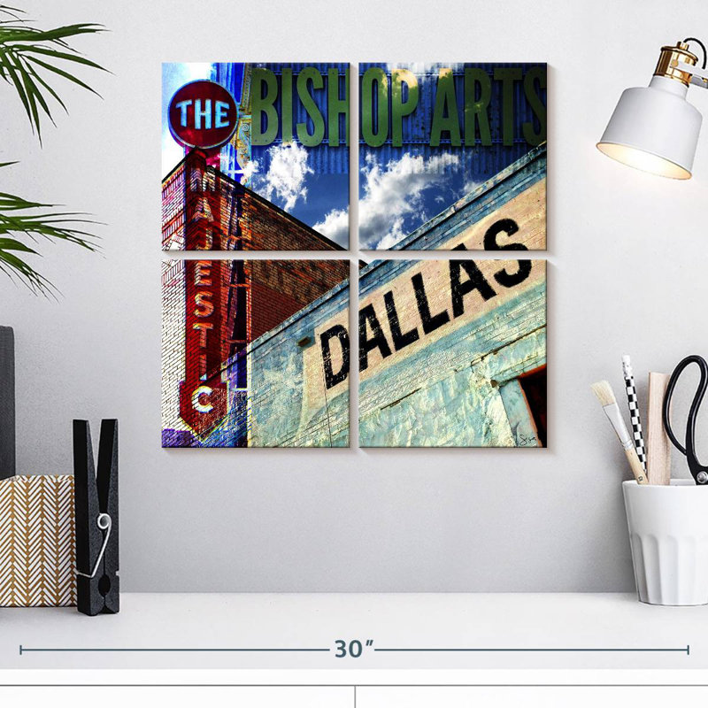 Lilie Bishop Art - Dallas, H 18 po x l 18 po