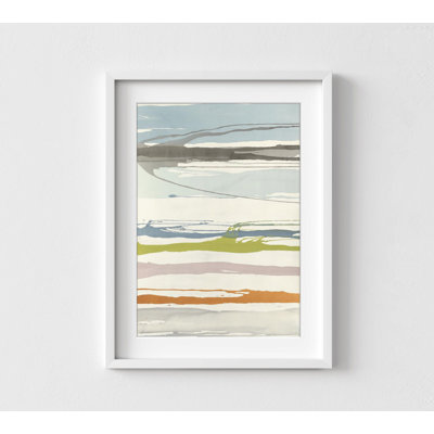 Abstract Air And Earth Landscape New Office Decor, Calming Artwork Therapist Wall Art, Modern Abstract Reception Area Wall Art