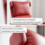 Fauteuil inclinable multifonctionnel en similicuir rouge