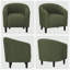 Upholstered Barrel Chair-667359153