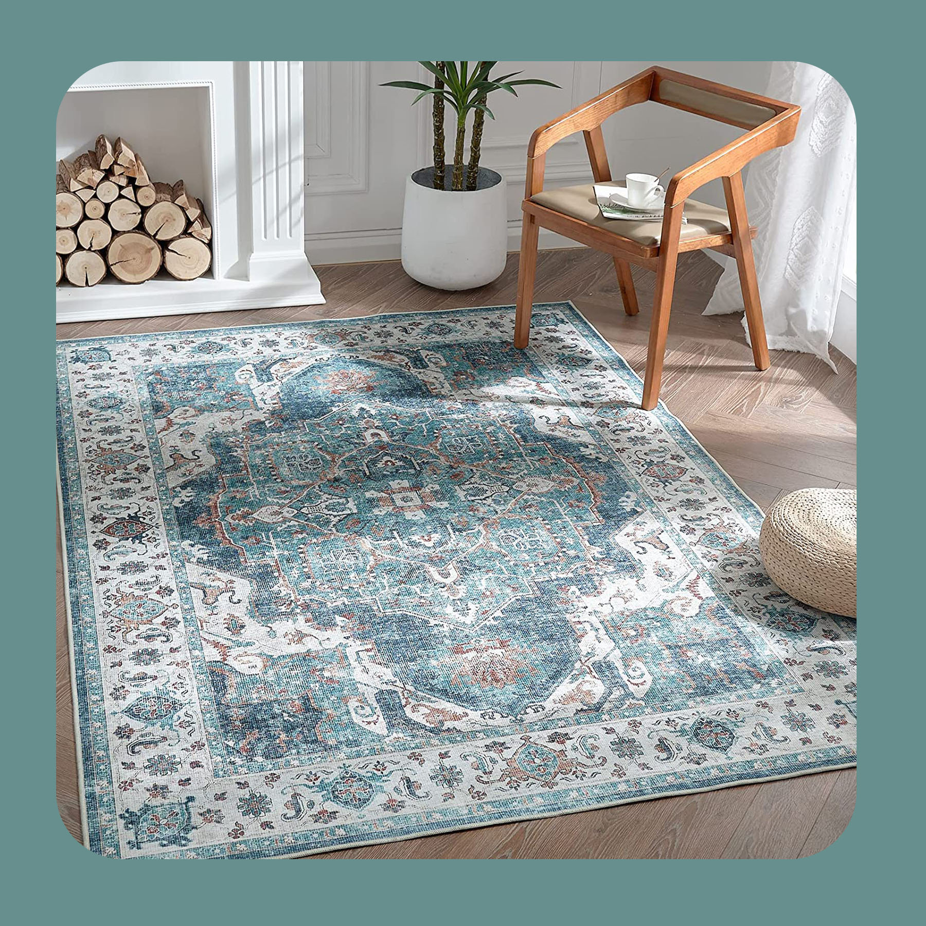 Bungalow Rose Synthetic Fibers Rug