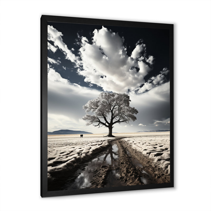 Sefarina, gardiens de bovins II sur toile, H 20 po x l 12 po x P 1 po, Cadre photo noir