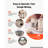 Dough Mixer 5.3 Quart Electric Dough Maker with Ferment Function, for Pizza Pasta Sourdough Noodle, 304 Stainless Steel Bowl, Timer, Face-up Control Panel, Household Dough Kneading Machine