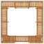 Hot Tub Surround Brown Solid Acacia Wood-863881739