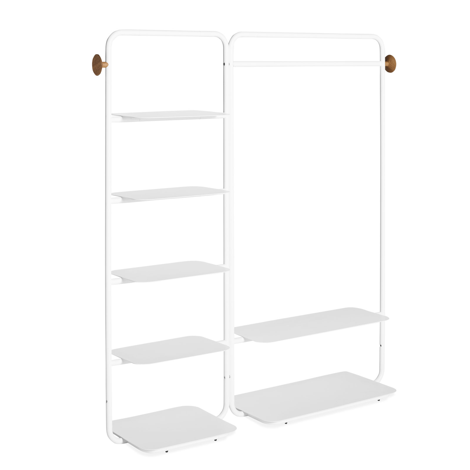 Garden Party Freestanding Clothing Rack, White