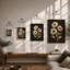 Three Blooms Botanical - Framed Print-381137982-381137980