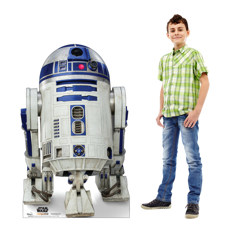 R2-D2 Life-Size Cardboard Cutout from The Mandalorian
