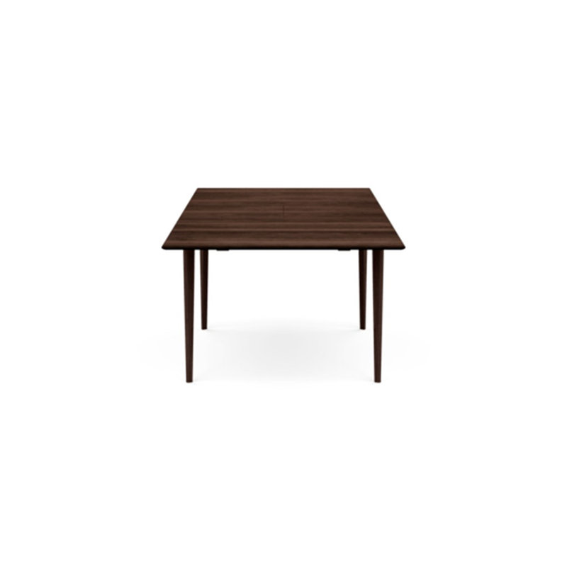 Sarah Four Leg Extension Table, 42" W x 90" L, Smoke Cherry