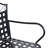 Groce 3-Piece Wrought Iron Patio Bar Set with Table and Chairs