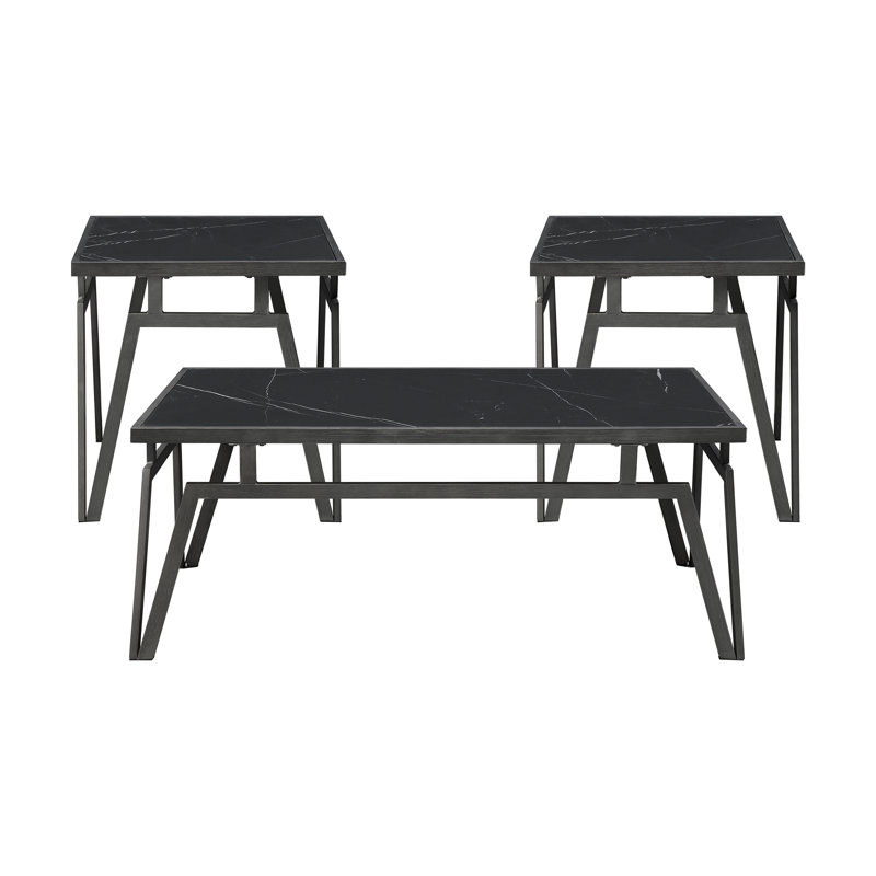 Ensemble de tables d'appoint 3 pièces Modern Modern