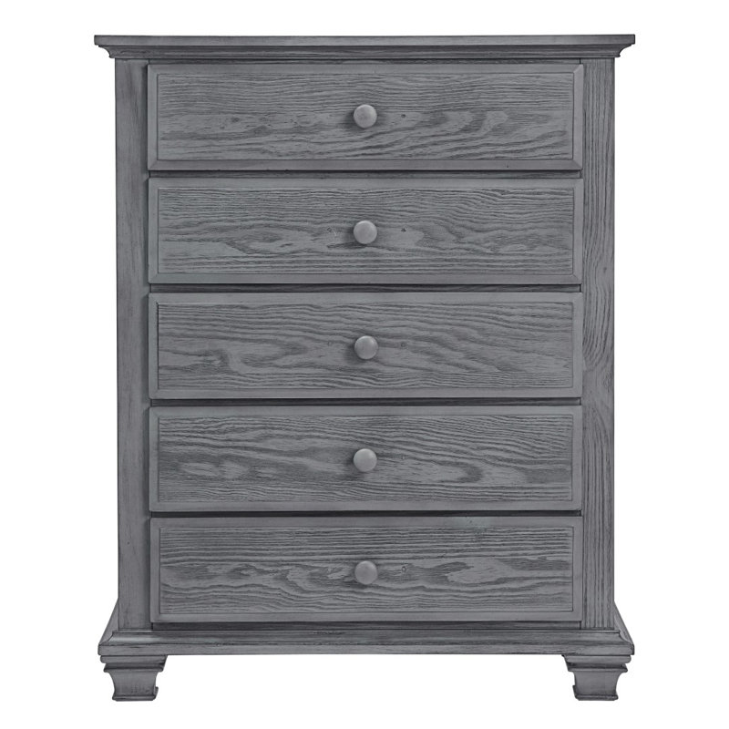 Kenilworth 5 Drawer Chest, Graphite Gray