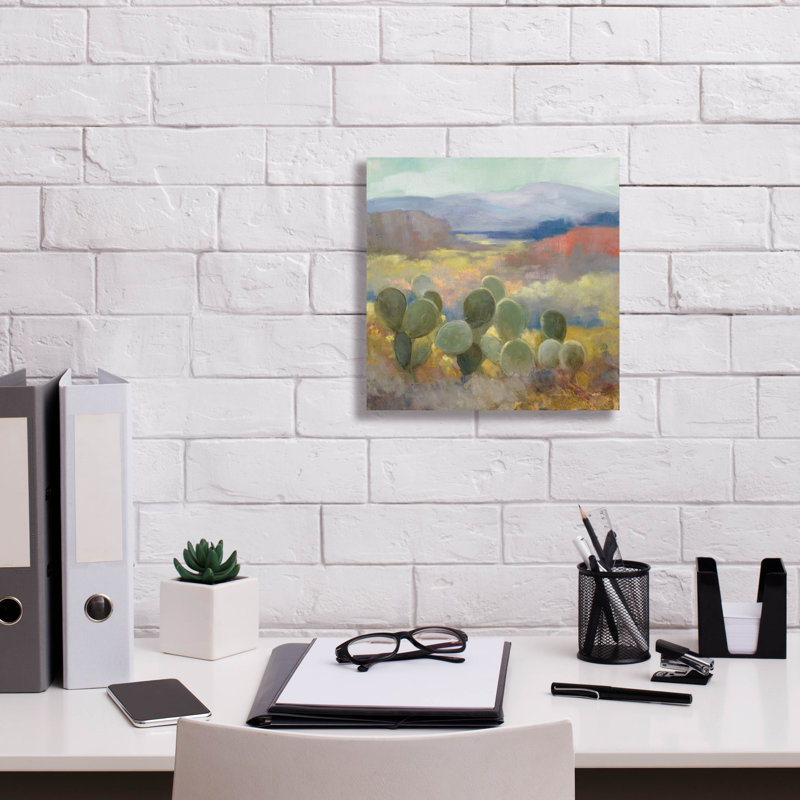 Art mural Union Rustic «High Desert 2» par Julia Purinton, H 12 po x l 12 po x P 0,75 po