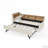Upholstery Velvet Day Bed with Storage Headboard and Wireless Charging, Drawers and LED Lights-118019884