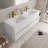 Floating Vanity Engineered Wood Modern Bathroom Setting