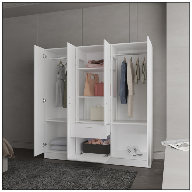 Armoire Maya, chambre, blanc