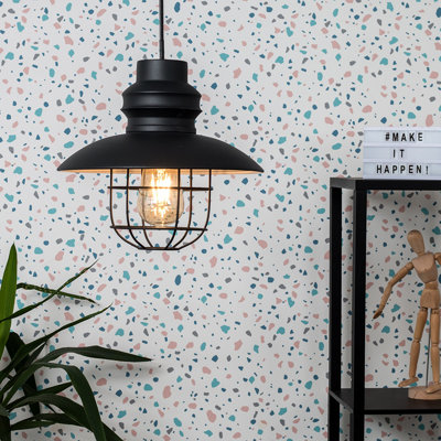 26.5cm H Metal Novelty Pendant Shade ( Spider )