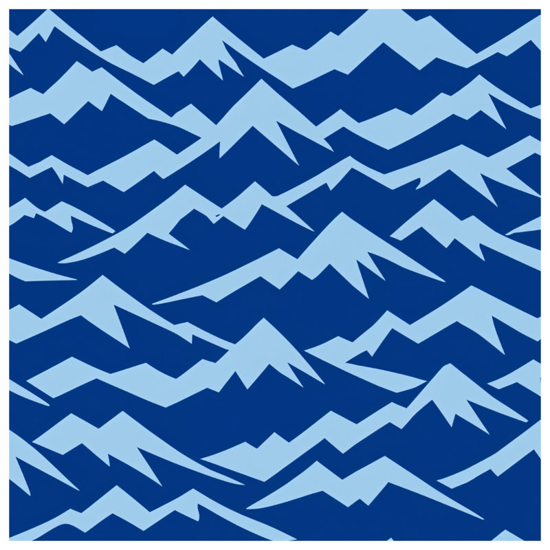 Blue Mountain Silhouette Comforter, King