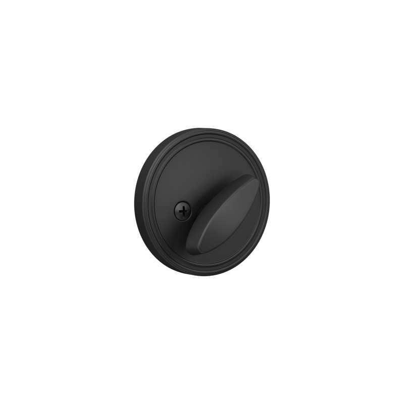 Dexter Single Cylinder Deadbolt, Matte Black