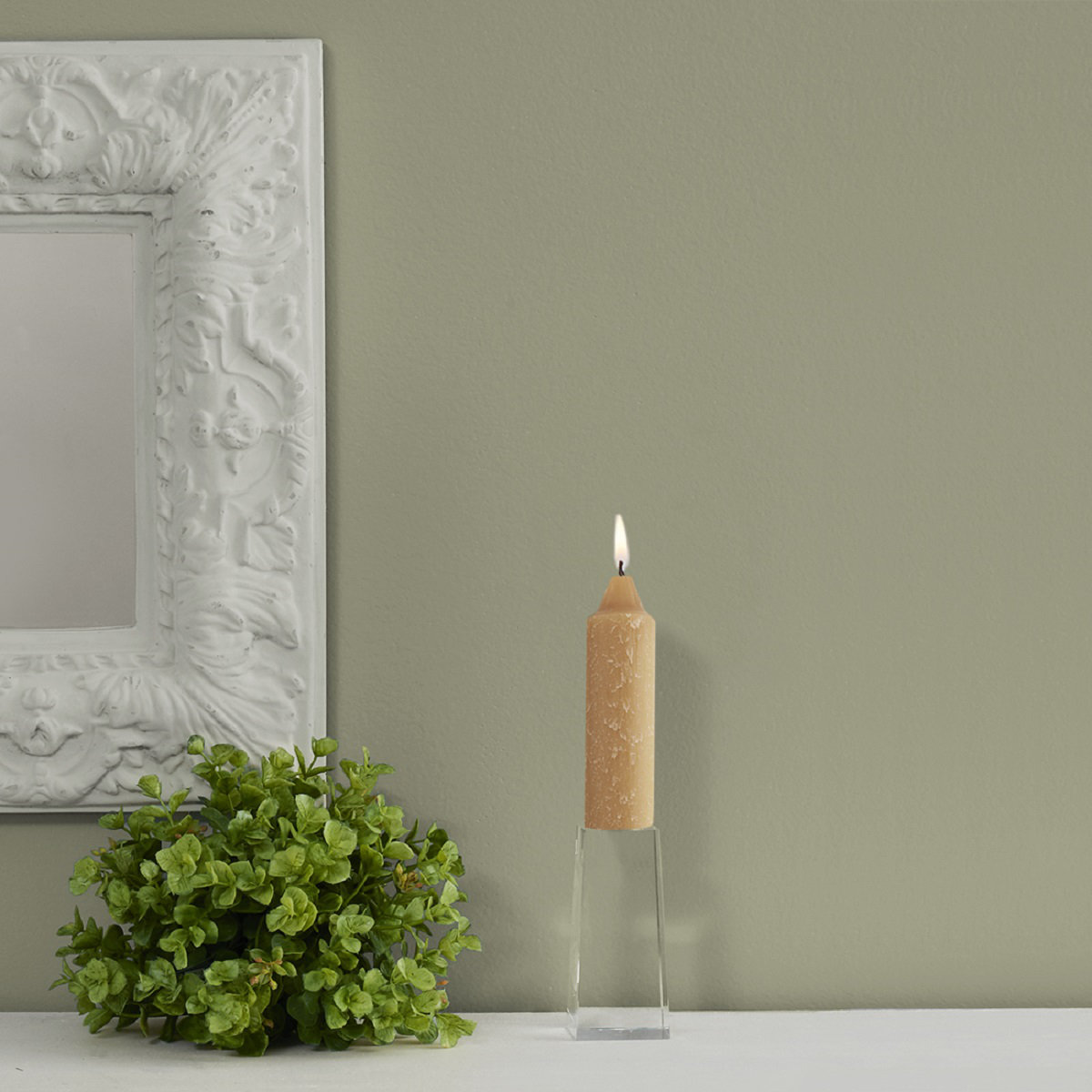 Root Candles Unscented Taper Candle, Beeswax