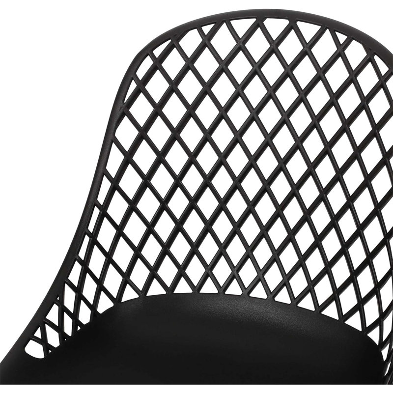 CHAISE LILY (ENSEMBLE DE 4), Noir