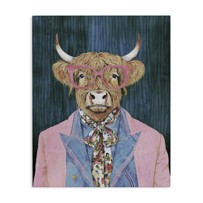 «Gentle Bull Portrait», toile par Svetlana Aleynikova