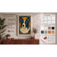 Border Collie Portrait Retro - Wrapped Canvas-1065480168-1065480171