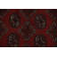 Tapis afghan tribal rouge traditionnel 3 x 5