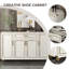 70.87" Cream Aluminum alloy Shoe Storage