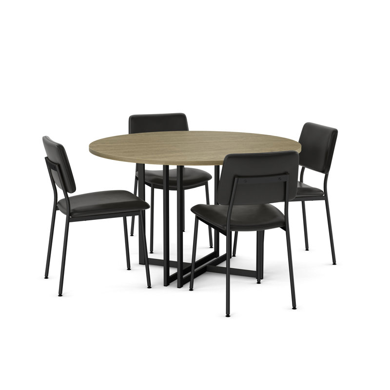 Janenne 5 Piece 48" Round Dining Set