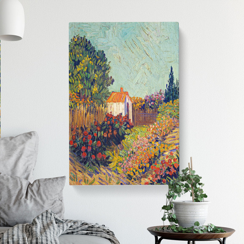 Landscape by Vincent Van Gogh - Wrapped Canvas, 50cm H x 35cm W x 3cm D