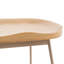 Tabourets de comptoir de 26 po de hauteur avec siège en bois massif, tabourets de bar avec pieds en métal, tabourets de bar rustiques à hauteur de comptoir sans dossier pour îlot de cuisine, chaises de bar avec siège de selle-115709522-119008327
