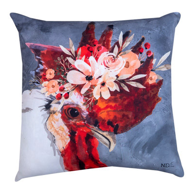 Coussin manuel à tissage manuel 18 x 18 pouces