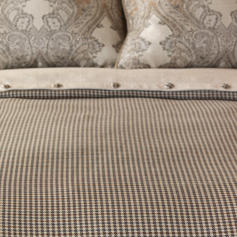 Ensemble de housse de couette Edward Brown, Boutonné, Édredon simple